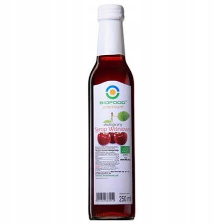 SYROP WIŚNIOWY BIO 250 ml - BIO FOOD