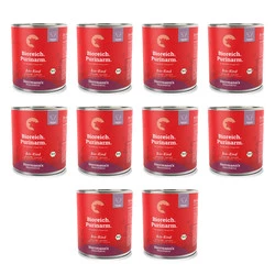 Zestaw 10x HERRMANN'S Selection Sensitive Dog Bio Rind Purinarm - bio wołowina, niski poziom puryn (800g)