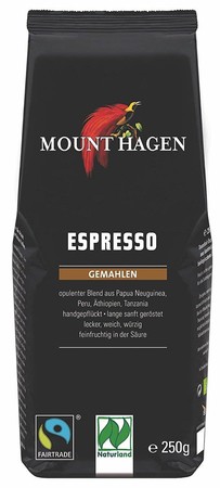 Mount Hagen kawa mielona Arabica 100 % BIO 250 g