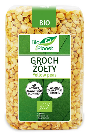 BIO PLANET Groch żółty BIO 500g