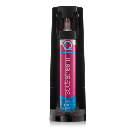 Saturator do wody gazowanej SodaStream Terra - Czarny + 2 butelki + cylinder z gazem CO2