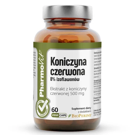 Pharmovit Koniczynka Czerwona Ekstrakt 500 mg - 60 kaps.