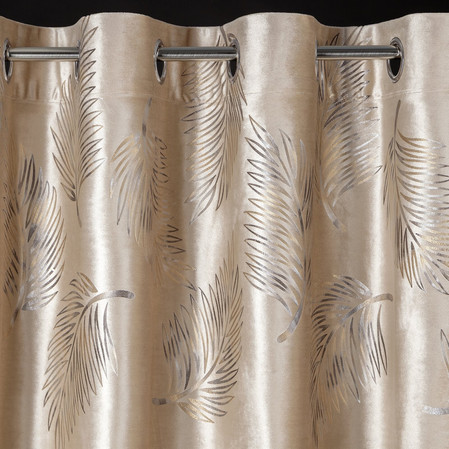 Zasłona 140 x 250 cm ZAS/IDALIA/BEŻ 140X250 PRZEL