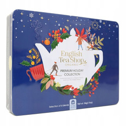 English Tea Shop, Zestaw BIO herbatek w niebieskiej puszcze, 36 saszetek