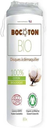 Bocoton Płatki Kosmetyczne Okrągłe Bio 80Szt.