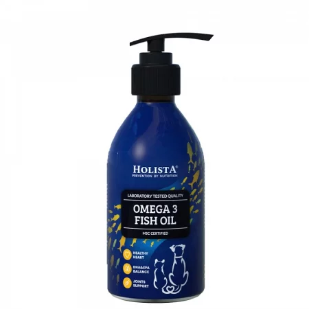 Holista Olej Omega 3 Fish Oil Dla Psa Kota Kwasy Omega Epa Dha Barf 250ml