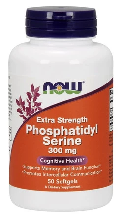 Now Foods Fosfatydyloseryna 300 mg Extra Strength na wsparcie pamięci 50 kaps.
