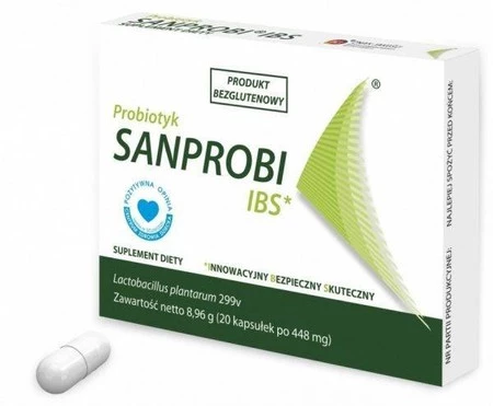 Sanprobi – SANPROBI IBS, suplement diety – 20 kapsułek