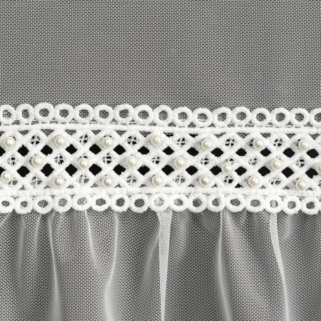 FIRANA GOTOWA NAOMI 140 X 260 CM BIAŁY