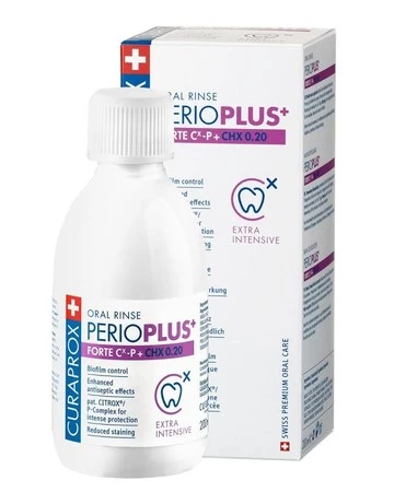 Curaprox – Perio Plus Forte, płyn CHX 0,20% – 200 ml