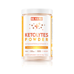 Be Keto Elektrolity w proszku Słoneczna Pomarańcza 200g