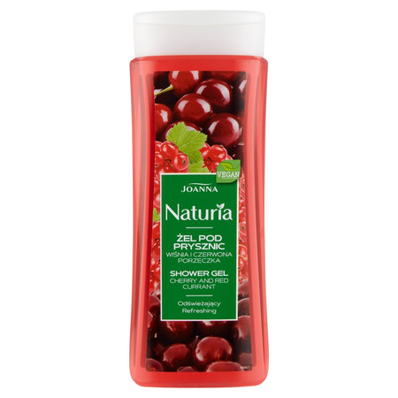 Naturia odświeżający żel pod prysznic Wiśnia i Czerwona Porzeczka 300ml