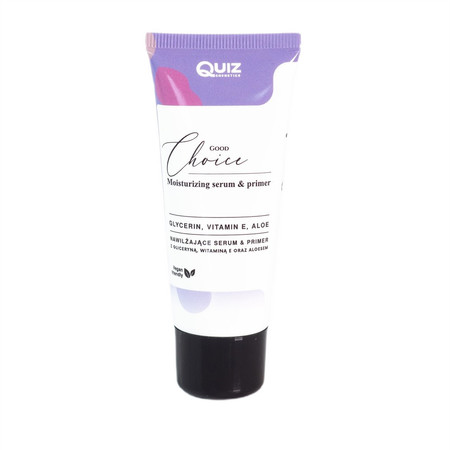 Moisturizing Serum &amp; Primer Good Choice nawilżające serum i baza pod makijaż 2w1 wzbogacony witaminą E i aloesem 30ml