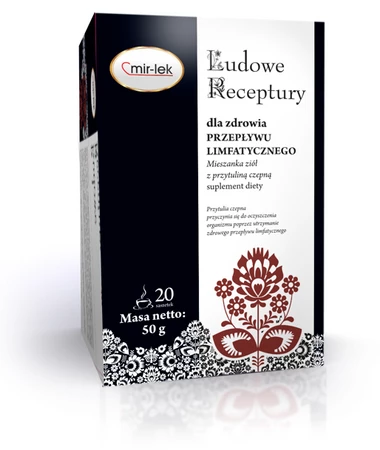 LUDOWE RECEPTURY limfa - wsparcie przepływu 30 saszetek MIR-LEK