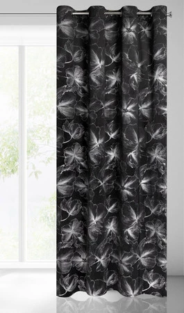 ZASŁONA GOTOWA STELLA 140 X 250 CM CZARNY