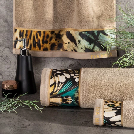 Ręcznik Eva 15 50 x 90 cm, Beżowy