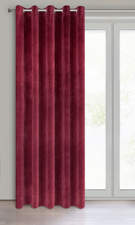 ZASŁONA GOTOWA VILLA 140 X 250 CM BORDOWY