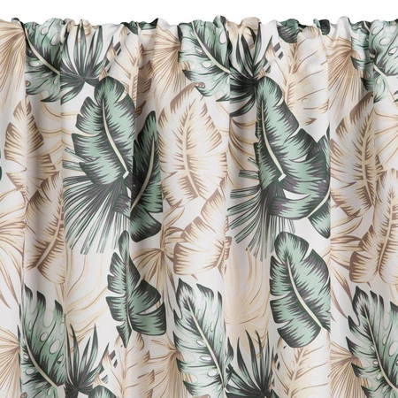 Zasłona gotowa Garden 7 na Taśmie 155 x 200 cm, Beżowy