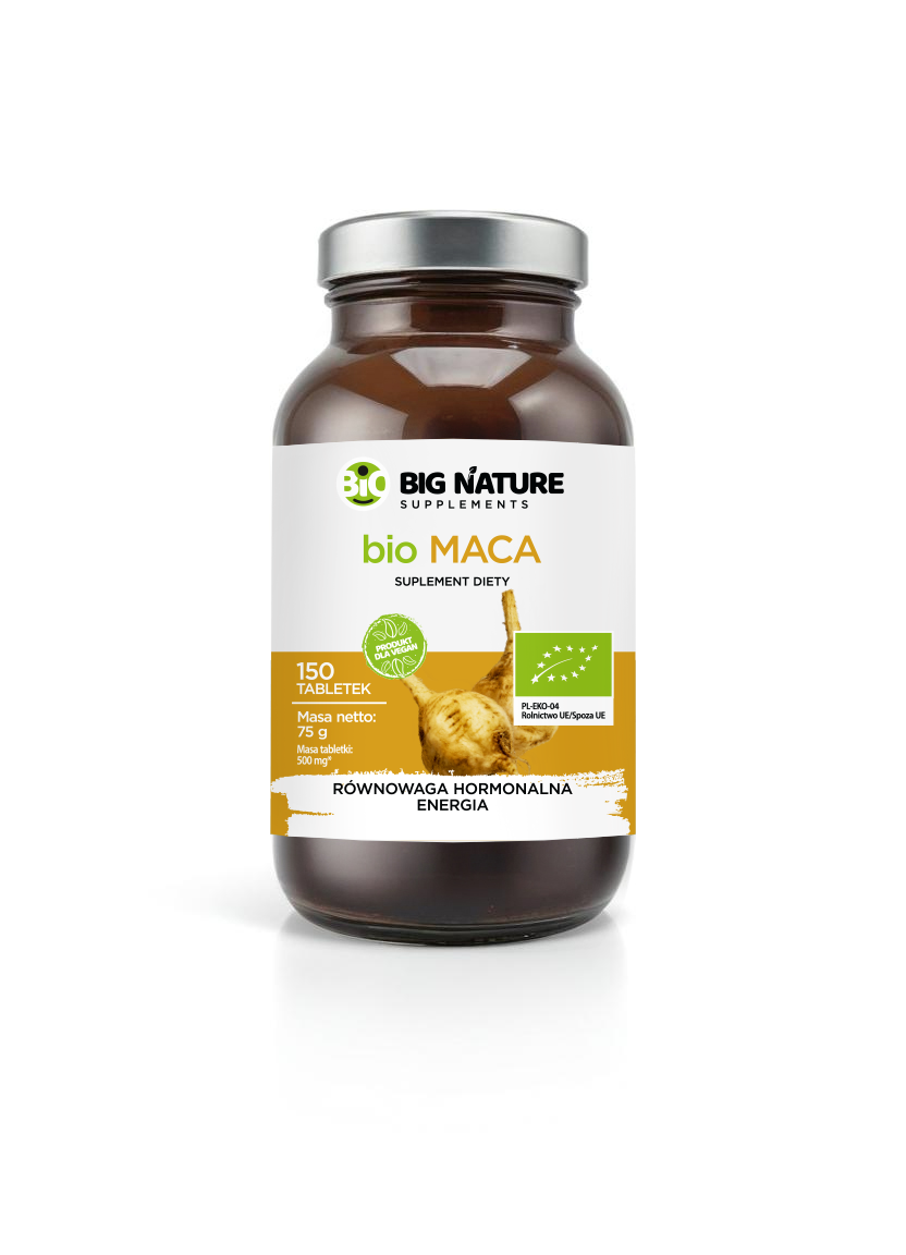 Big Nature Maca BIO 150 tabl. - Nabea.pl