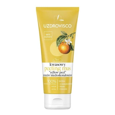 Uzdrovisco - Bezolejowy kwasowy peeling mus przeciw niedoskonałościom 60 ml