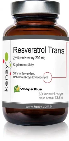 Zmikronizowany Resveratrol 200 mg (60 kaps.)