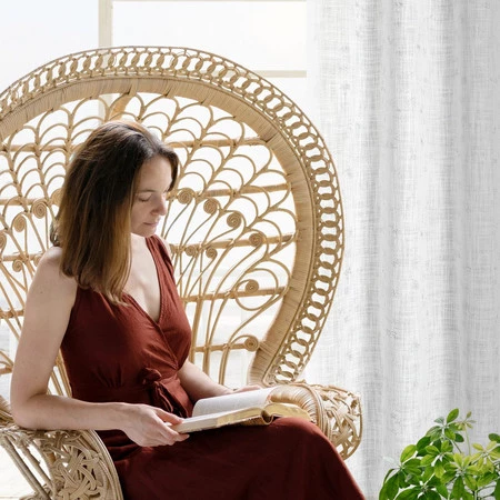 Zasłona gotowa Solana 140 x 250 cm, Kremowy