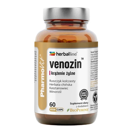 Pharmovit Herballine Venozin 60 kap krążenie żylne