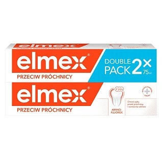 Elmex Pasta do zębów + druga za 50% ceny  75ml x 2