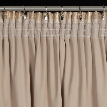 ZASŁONA GOTOWA RENIA NA TAŚMIE 140 X 270 CM BEŻOWY