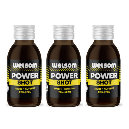 Zestaw: 3x Welsom Power Shot 100 ml