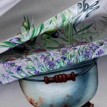 OBRUS SUMMER1 33 X 33 CM JASNOSZARY