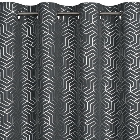 ZASŁONA GOTOWA SEMI 140 X 250 CM STALOWY
