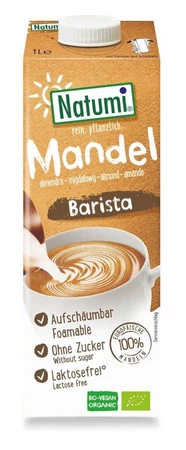 NAPÓJ MIGDAŁOWY BARISTA NIE ZAWIERA CUKRÓW BIO 1 L - NATUMI - KRÓTKA DATA 2025-03-09