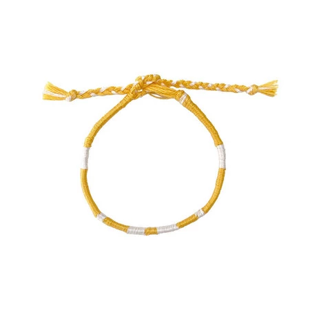 Janod Zestaw kreatywny do tworzenia biżuterii Tęczowe bransoletki 30 szt. 8+