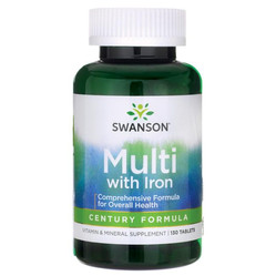 Swanson Century Formula z żelazem 30 tabl.