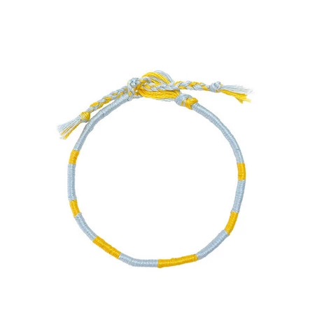 Janod Zestaw kreatywny do tworzenia biżuterii Tęczowe bransoletki 30 szt. 8+