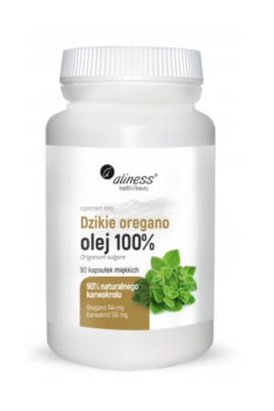 Dzikie oregano  olej STRONG 100%  naturalny x 90 kapsułek miękkich