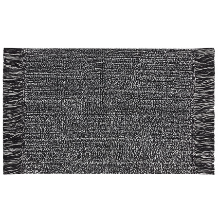 DYWANIK ŁAZIENKOWY LANA 50 X 70 CM CZARNY