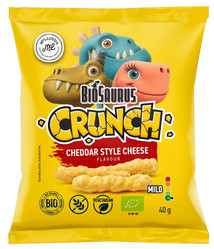 Chrupki kukurydziane Crunch bezglutenowa 40 g o smaku cheddar BIO