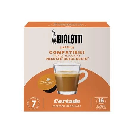 Bialetti -  Dolce Gusto Cortado - 16 kapsułek