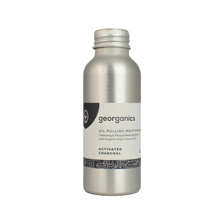 Georganics, Olej do płukania ust, Activated Charcoal, 100 ml