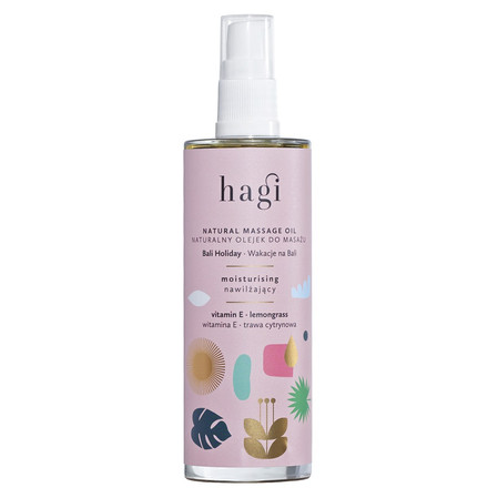 Hagi - Naturalny olejek do masażu Wakacje na Bali 100ml