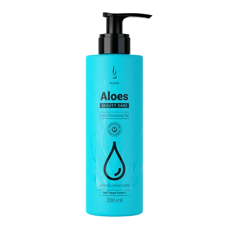 Duolife − Beauty Care Aloes, żel do mycia twarzy − 200 ml