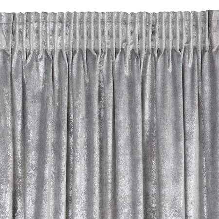 Zasłona 135x270 Avena stalowa szampańska gotowa na taśmie