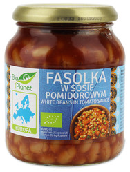 BIO PLANET FASOLKA W SOSIE POMIDOROWYM BIO 360g