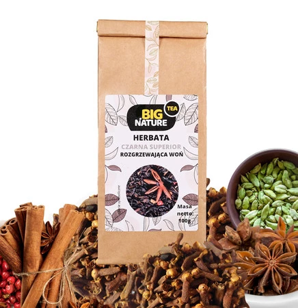 Herbata czarna SUPERIOR ROZGRZEWAJĄCA WOŃ 100g