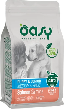 OASY Dog OAP Puppy Junior Medium / Large Salmon Łosoś 2,5kg