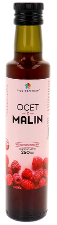PIĘĆ PRZEMIAN OCET MALINOWY BEZGLUTENOWY 250 ml
