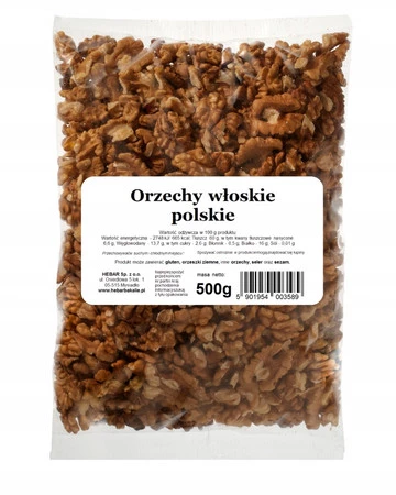 Bakaliowa Dolina Orzechy włoskie polskie 500g