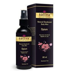 Sattva - Natural Deodorant Body Mist naturalny dezodorant w formie mgiełki do ciała Opium 80ml